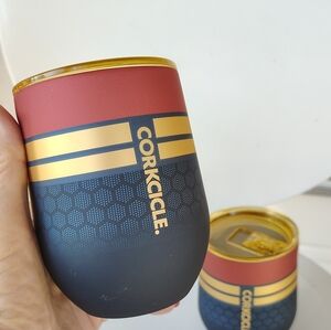 MARVEL CAPTAIN MARVEL SET OF 2 SHORT STEEL YUMBLERS NWOB